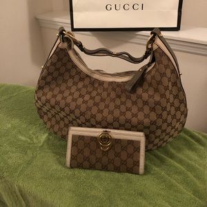 Gucci bag and wallet